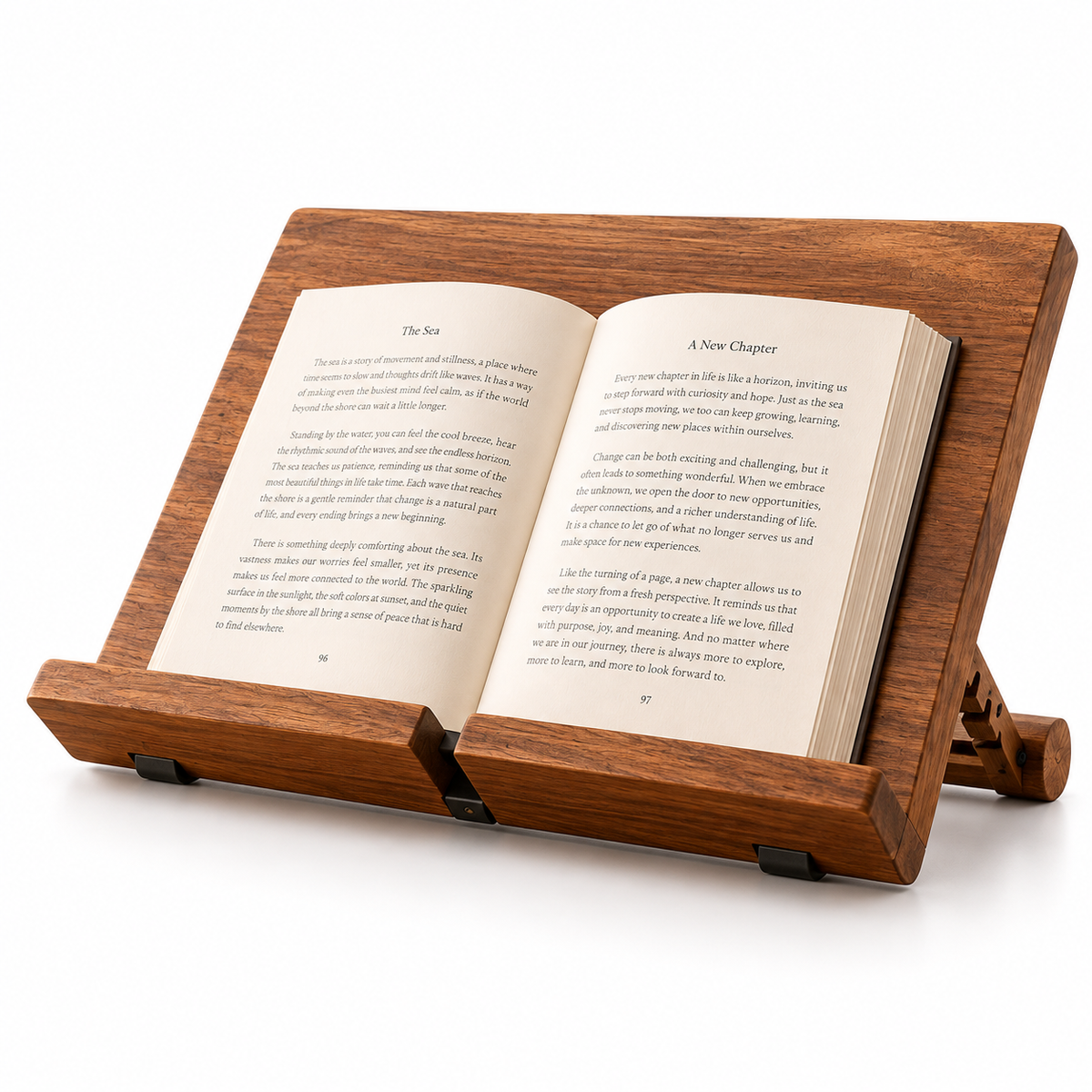 SERONYVA® Wooden Reading Stand – Adjustable Book &amp; Tablet Holder